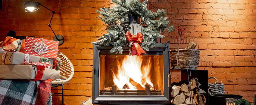 Travis Industries Linear Gas Fireplace Installation in Lorain, Ohio