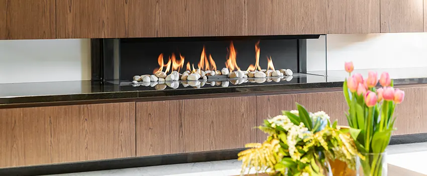 Double-height Fireplace Design Refurbishment in Lorain, Ohio