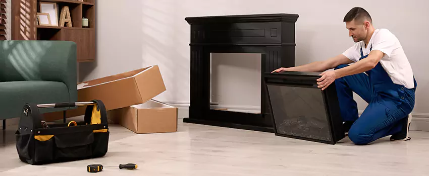 Old Rusted Metal Fireplace Repair And Replacement in Lorain, OH